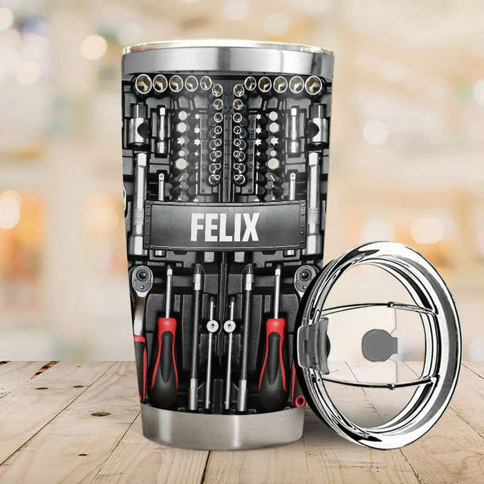 Ich bin ein Mechaniker – Geschenk für einen Mechaniker – Personalisierter Becher
