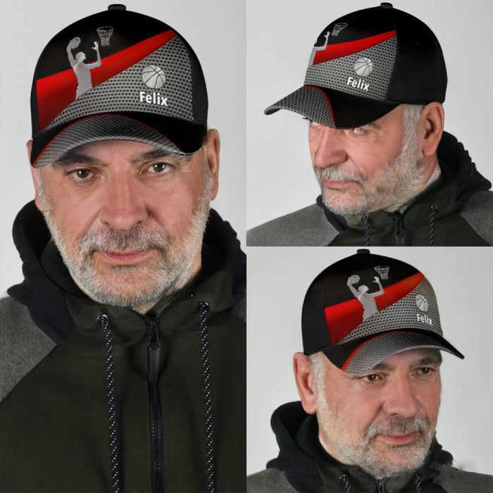 Personalisierte klassische Basketballkappe