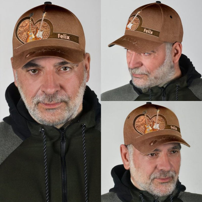 Personalisierte klassische Gitarrenkappe