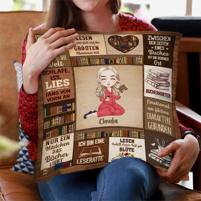 Bucherhorter - Geschenk für Buchliebhaber - Personalisierte Kissen