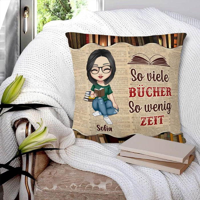 Nur noch ein Kapitel - Geschenk für Buchliebhaber - Personalisierte Kissen