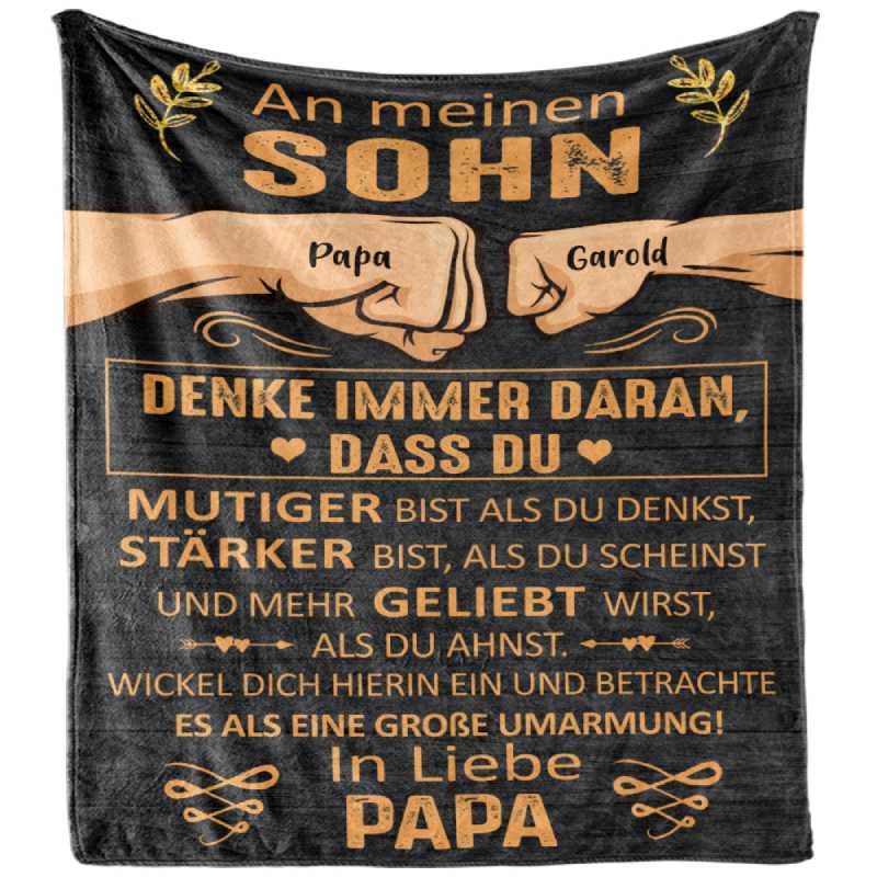 Cuscino Con Scritta Tedesca Du Bist Mein Größter Schatz - 40x40 Cm Cuscino Con Scritta Tedesca Du Bist Mein Größter Schatz - 40x40 Cm