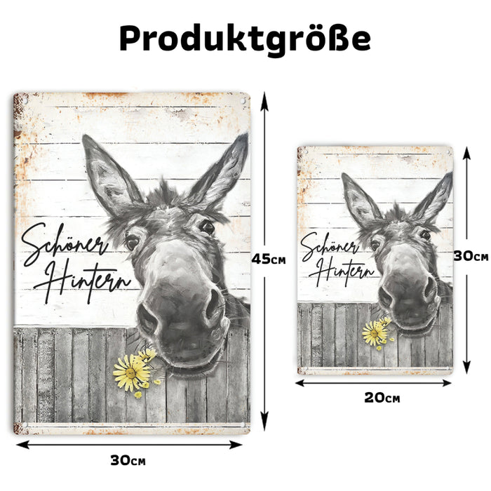 Eine Schöne Aussicht Metallschild - Geschenk für Dich / Freunde