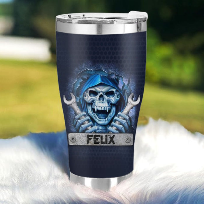 Mürrischer alter Mechaniker – Geschenk für einen Mechaniker – Personalisierter Becher