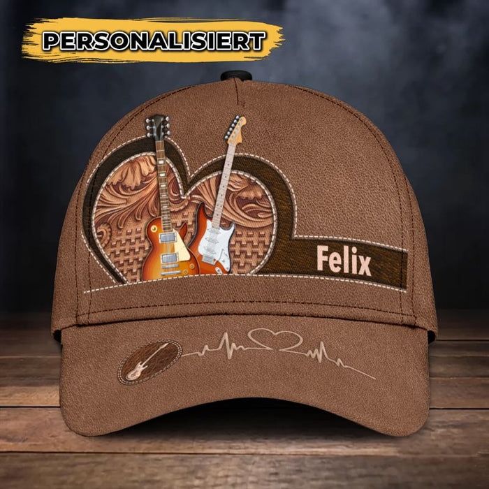 Personalisierte klassische Gitarrenkappe
