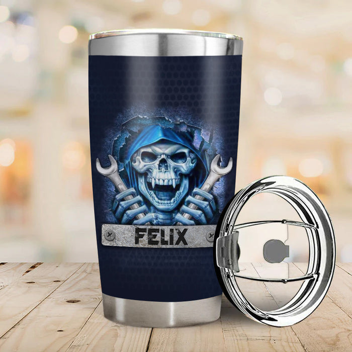Mürrischer alter Mechaniker – Geschenk für einen Mechaniker – Personalisierter Becher