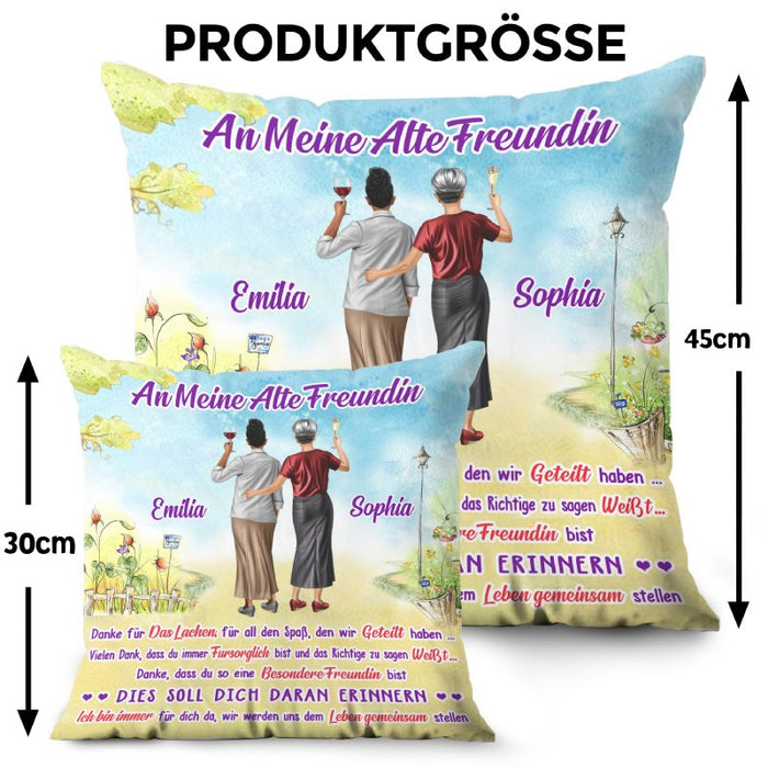 Ich bin immer für dich da – Geschenk für alte Freunde – Personalisierte Kissen