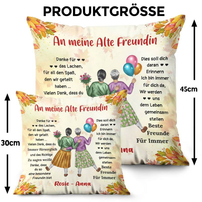Beste Freunde Für Immer – Geschenk für alte Freunde – Personalisierte Kissen