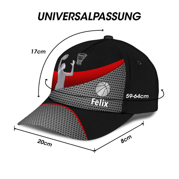 Personalisierte klassische Basketballkappe