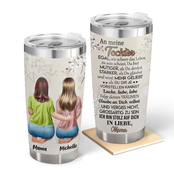 Du bist stärker als du glaubst – Geschenk für Tochter / Sohn – Personalisierter Becher
