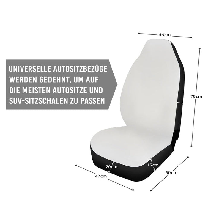 Personalisierte Autositzbezüge - Hockeyfeld (2 Stück, universelle Passform)