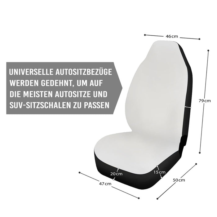 Personalisierte Basketball-Autositzbezüge (2 Stück, universelle Passform)