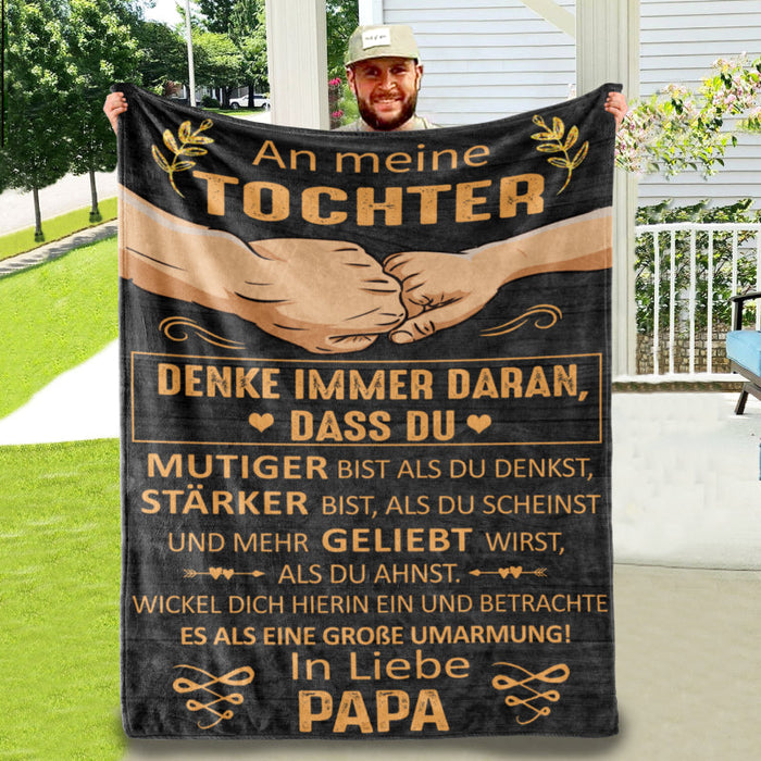 Decke von den Eltern - "Wir sind ein tolles Team"