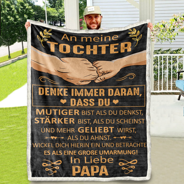 Decke von den Eltern - "Wir sind ein tolles Team"