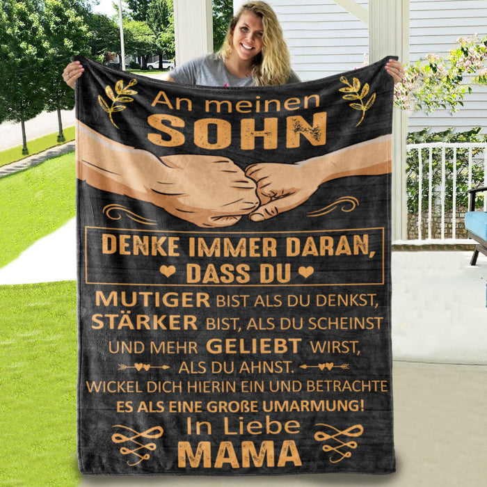 Decke von den Eltern - "Wir sind ein tolles Team"
