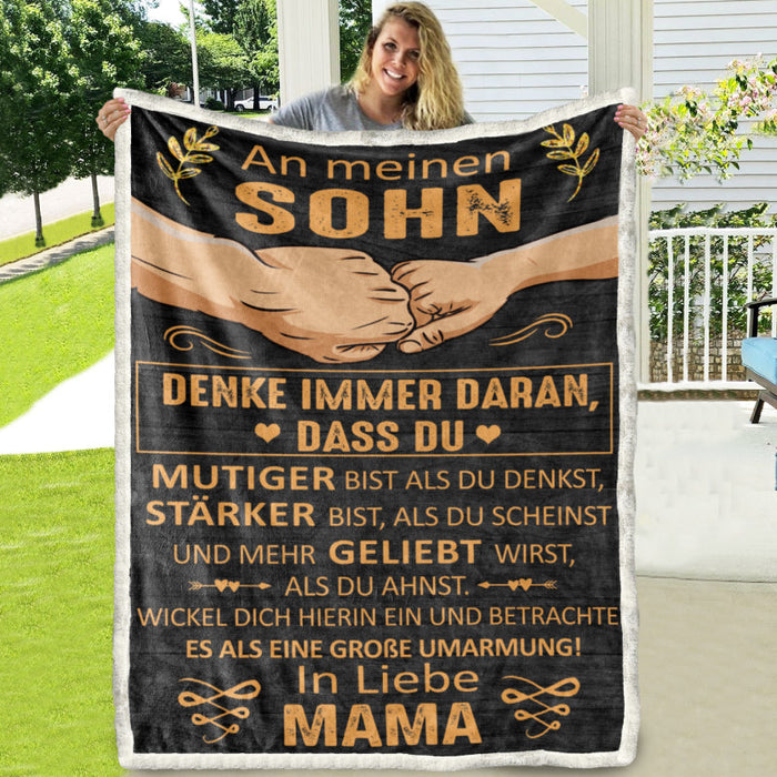 Decke von den Eltern - "Wir sind ein tolles Team"